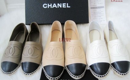 Chanel Leather Espadrilles