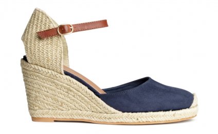 H&m Wedge Heel Espadrilles in