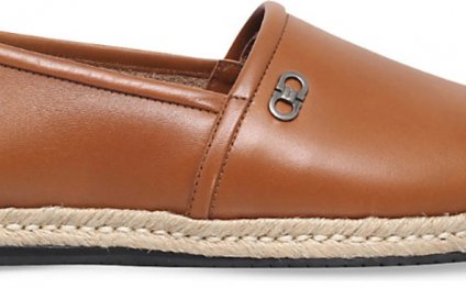 Leather Espadrilles, Men s