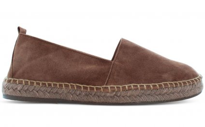 Suede | Brown Espadrilles