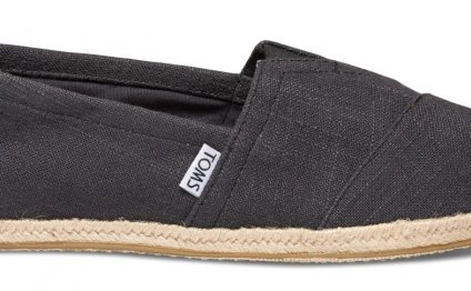 Toms Washed Black Linen