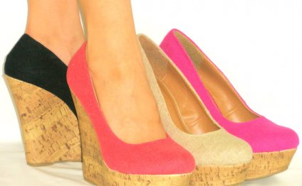 Closed Toe Espadrille Wedges Shoes