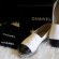 Chanel black leather Espadrilles