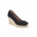 Navy Espadrilles Wedge