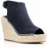 Peep Toe Espadrille Wedges