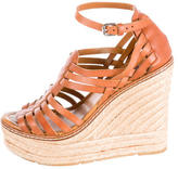 Ralph Lauren Multistrap Espadrille Wedges