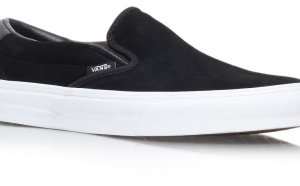 Black Suede Slip-On on