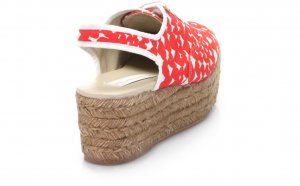 Canvas Espadrille Wedges
