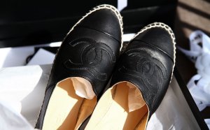 Chanel Black Espadrilles