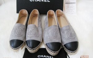 Chanel leather Espadrilles Flats