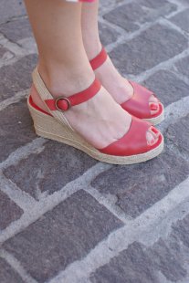red castaller espadrilles