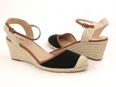 Black Canvas Espadrilles