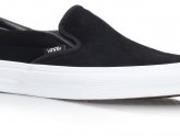 Black Suede Slip-On on