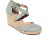 Closed Toe Espadrille Wedge Sandals