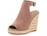 Pink Espadrille Wedges