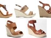 Tan Espadrille Wedges